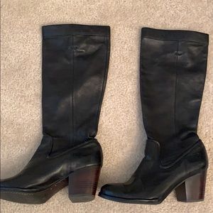 FRYE Rory Scrunch Black boot!! NEVER WORN!